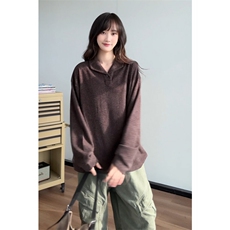 图罗马格奢品正肩长袖Polo衫男老钱风打底t恤猫眼宝石扣特P48，男装Polo衫，电商C306-1