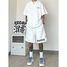 夏季短裤男日系ctiyboy潮款宽松休闲五分裤A061-YJ6896-P35-限58，男装休闲裤，电商A061