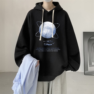 连帽卫衣男大码运动服帽衫外套WY2241-P35 加绒款-P40图片
