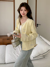 重工钉珠新中式国风短款外套女2025春秋季新款复古高级感圆领上衣，女装短外套，浙宝208A