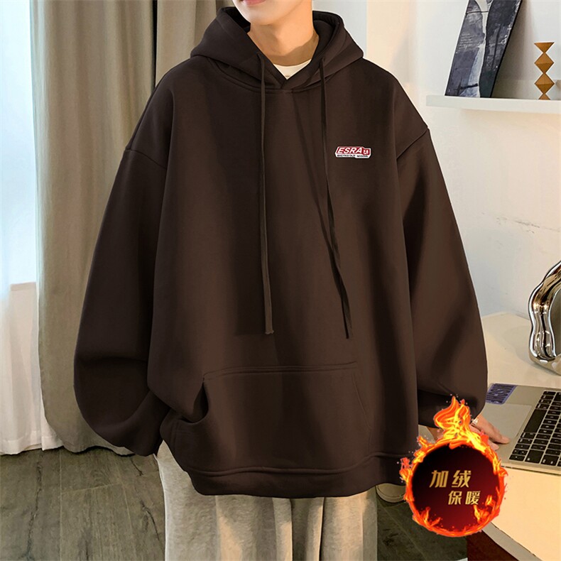 加绒加厚连帽卫衣外套DL2217,男装卫衣,电商A486