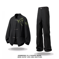 西服立体绣95%绦纶5%氨纶M-5XL大码XF78058P90控139西裤78151P45，男装西服，星座227-7