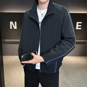 秋季夹克男2025新款宽松潮牌休闲立领男装外套 A313-J112561-P130图片