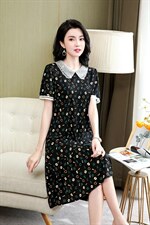 现货～新款连衣裙～气质款L到4XL，女装连衣裙，欧雅思丹尔