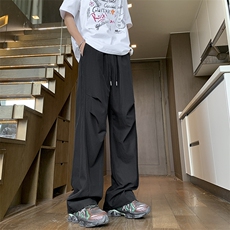 夏季新款速干打褶冰丝山本裤XZ604-KG80-特P30控58，男装休闲裤，星座604
