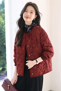 新中式盘扣棉服外套女冬2025新款时尚洋气加厚保暖显瘦短款棉衣图片