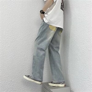 潮流春季牛仔裤男牛仔长裤GT023P38图片