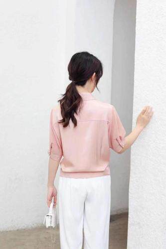 夏季新款修身显瘦假两件，女装，田间晨露