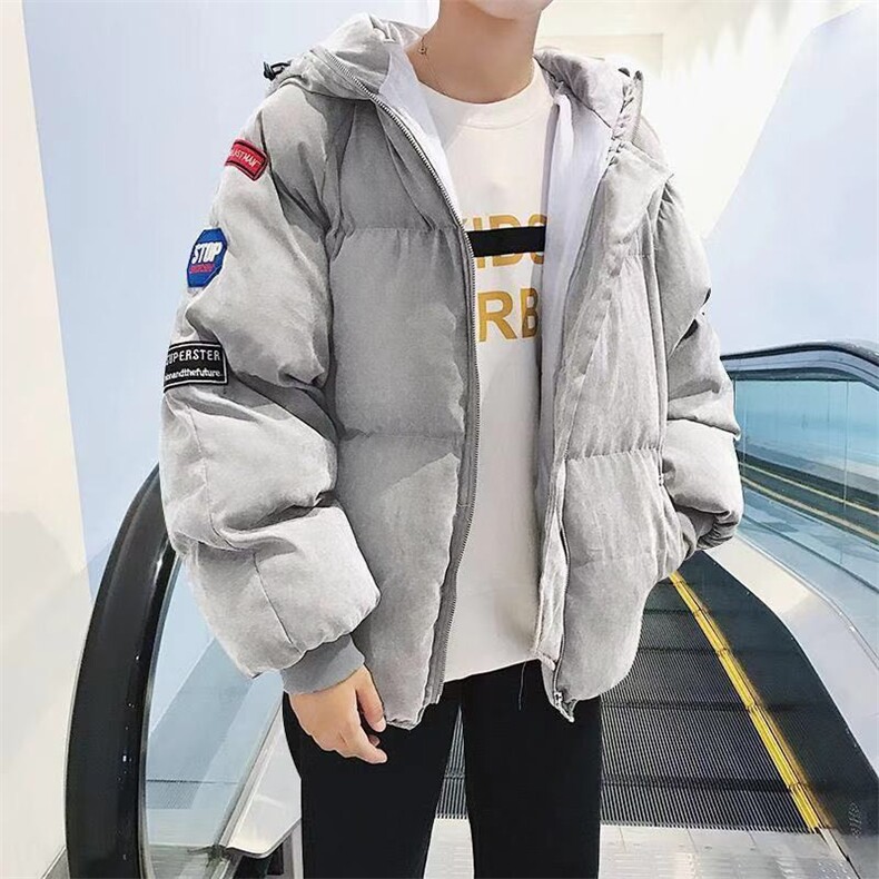 新款面包服韩版短款男士棉袄连帽潮流外套F12-P40拿货有差价,男装棉衣,星座1309