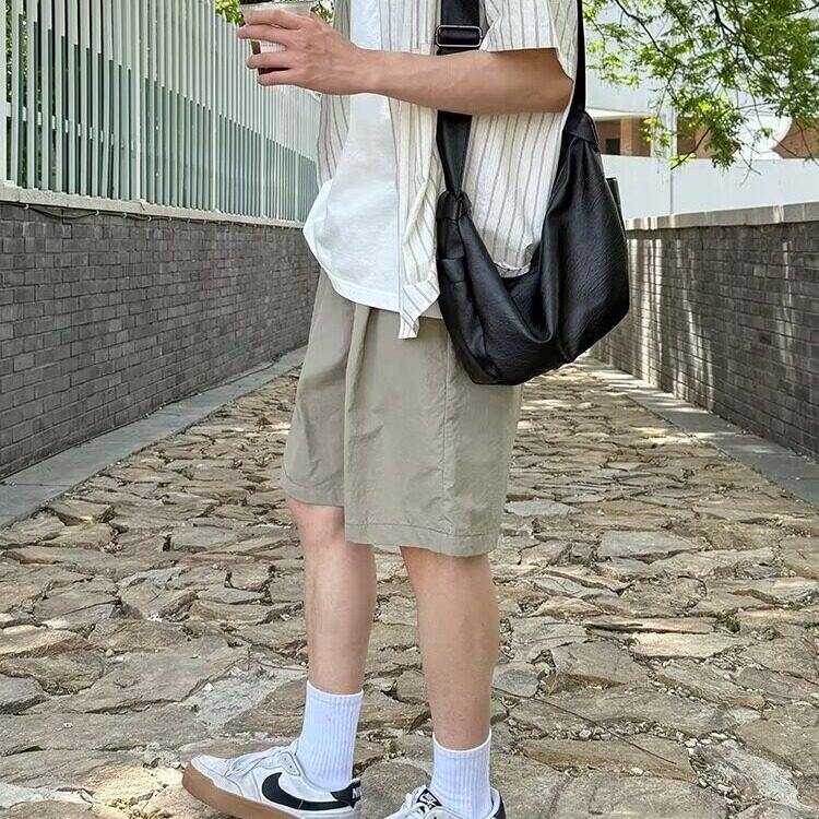 CP1200-P25轻薄清凉休闲短裤男生夏季2025新款透气五分裤,男装牛仔裤,电商B323A