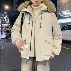 美式毛领派克棉服男冬季加厚工装棉衣情侣外套M060-P110迷彩P115，男装棉衣，星座308B-2