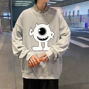 S6327-P28  秋季圆领卫衣男大码韩版宽松长袖外套图片