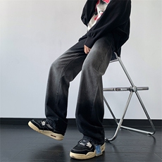 2026春季新款特批内景大码美式撞色牛仔裤M-5XGK23518-特P35，男装牛仔裤，电商A022