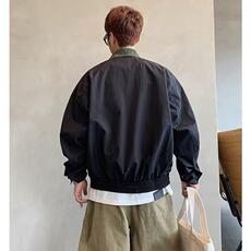 2025秋新款美式工装外套宽松大码飞行夹克JK3115，男装夹克，星座1108