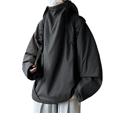 防风防水！棉衣男冬季防水冲锋衣男连帽棉服棉袄外套CP22JM-P100，男装夹克，电商B371