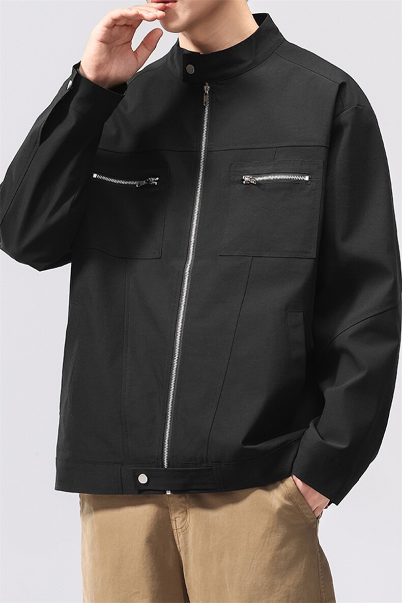 主推工装飞行夹克秋季立领棒球服外套A436-1807-P80119,男装夹克,电商A436