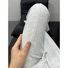 弯刀卫裤男美式显高显瘦裤子直筒斜切休闲微喇裤513ACK2347P34，男装休闲裤，星座513A