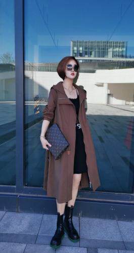 2021秋季风衣，女装风衣，芷箐伊苑