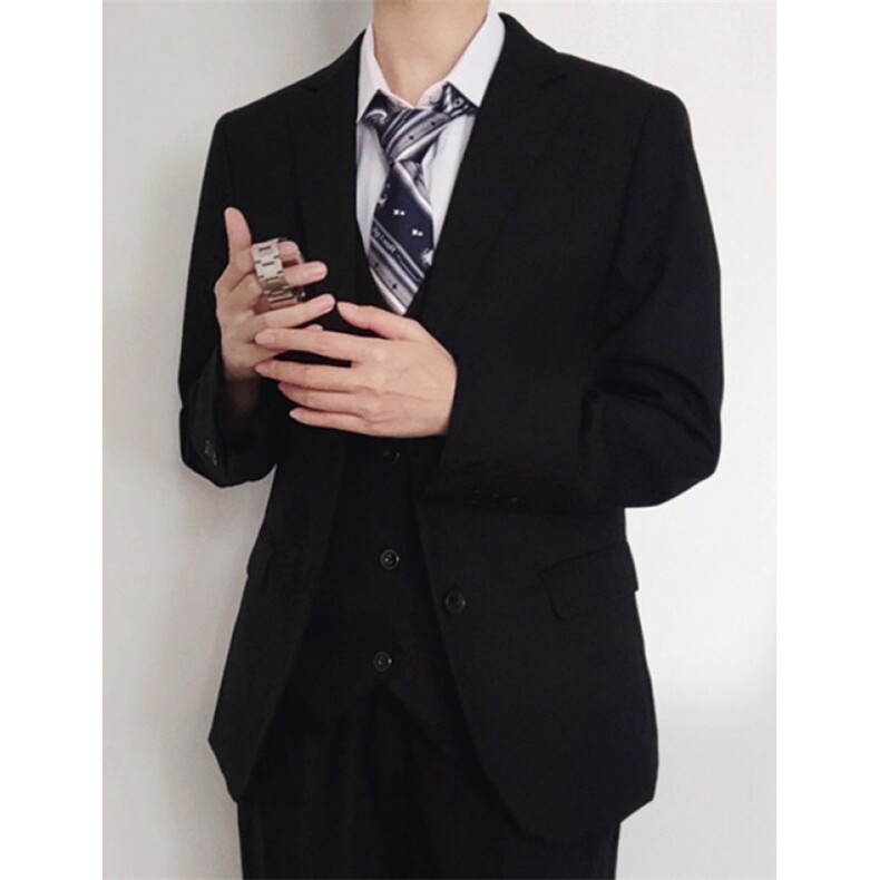 西装商务正装大学生男生成人礼服面试休闲痞帅婚伴西服XW30,男装西服套装,星座1116A（原606A-3）