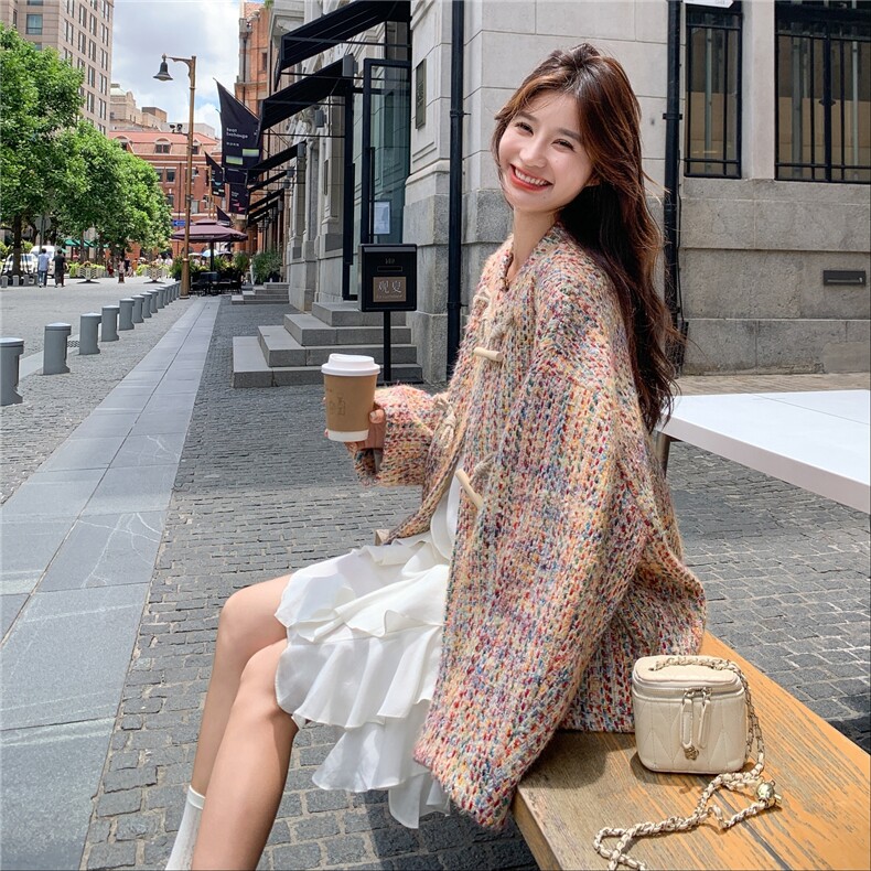 多巴胺彩色编织粗花呢外套女2025秋季新款法式高级感气质短款上衣,女装大码女装,浙宝208