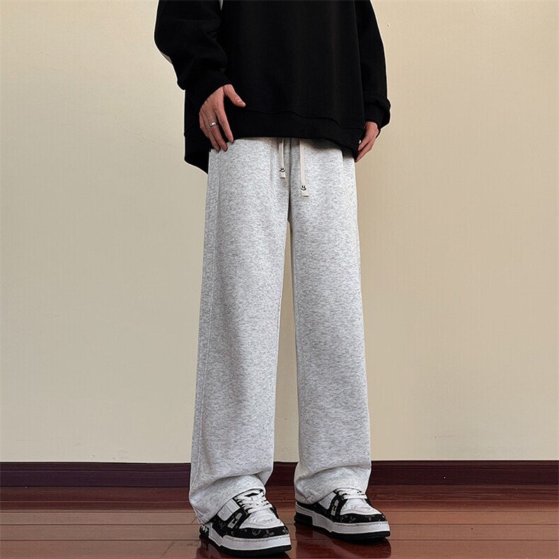 217-2-K2399春秋310克重磅60%华棉直筒卫裤男宽松大码休闲裤,男装休闲裤,星座217-2