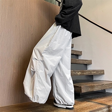 8XL-M特大码美式阔腿运动裤肥仔空气裤男拖地裤K9100P68控88，女装休闲裤，电商D206-1