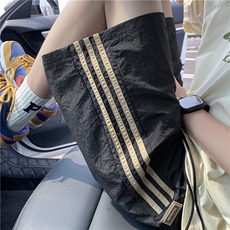抖音品质夏季冰丝速干气孔三条刚宽松短裤B315-K24169-特p30控58，男装牛仔裤，电商B315