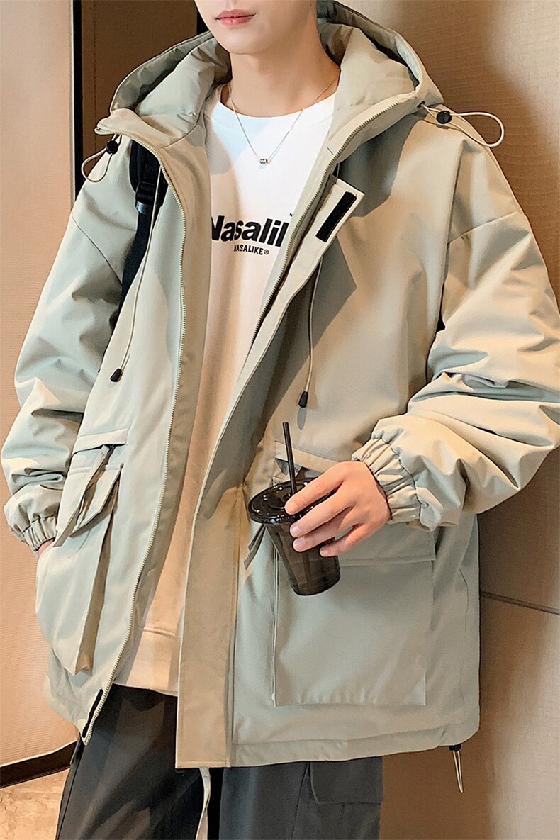 棉衣男宽松防风防水加厚冲锋衣棉衣外套MY8830-P98,男装夹克,星座1204-3