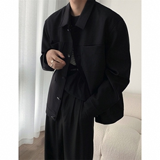 宽松翻领短款工装夹克B289-1-JK08-P120，男装夹克，电商B289-1
