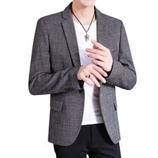 2021春秋季新款西装男西服简约外套商务休闲单西男装外套XF286-P85，男装西服，星座217-4