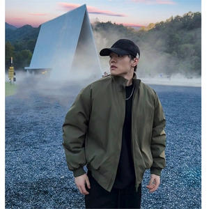 网图慎用！美式立领飞行员棉服男加厚保暖宽松棉衣25XM88260特P48图片
