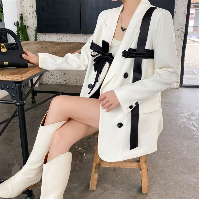 春装西装外套，女装西装，与跃