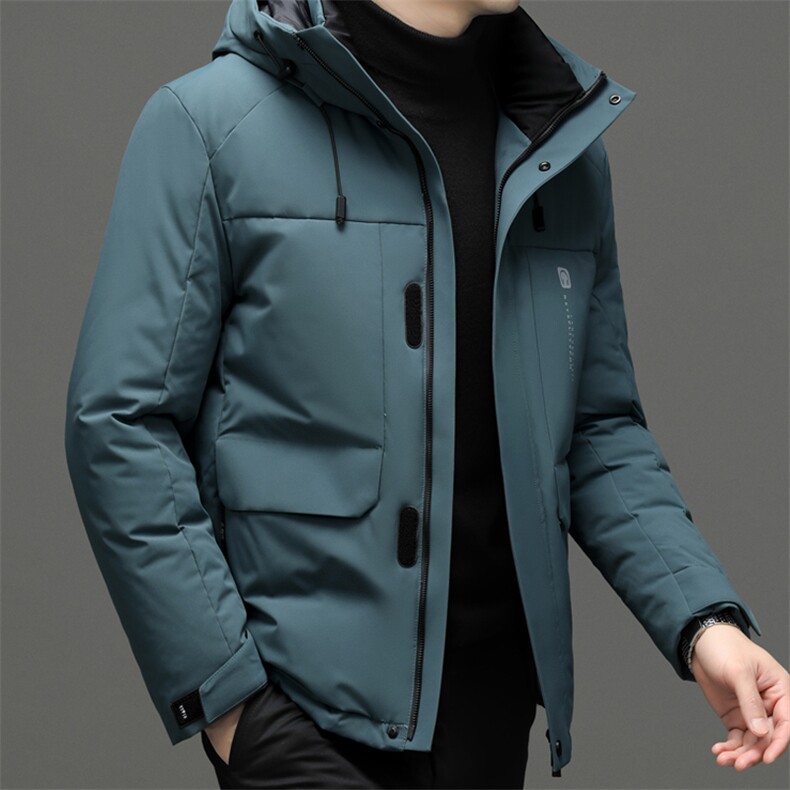 DF22611钱塘2020-2中年男士时尚休闲简约百搭有帽羽绒服P260图片