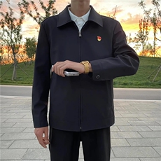 行政夹克男装厅局风公务员体制内穿搭外套春秋款8040-P50，男装夹克，星座1007（原301D）