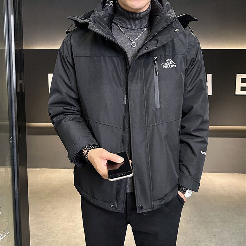 三合一 冲锋衣羽绒服男士2025新款冬季外套 B240-YR6695-P235图片