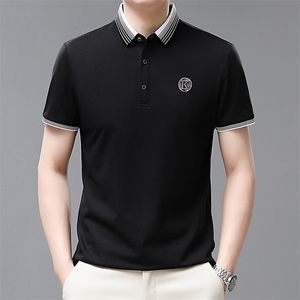 男士短袖夏季休闲t恤百搭polo衫中年爸爸夏装上衣QP1625-P57图片