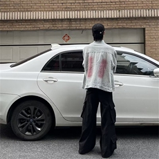 网红做旧水洗翻领牛仔夹克秋季新款复古潮牌上衣外套男JK2110，男装工装外套，星座516A