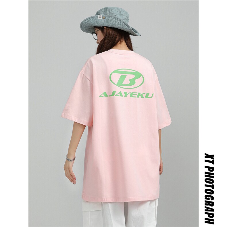 新款T恤字母印花潮流夏季中性风男女同款短袖T6700/P3858,男装T恤,星座202-3