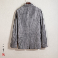 春装新款风男装改良汉服男士外套C236P80，男装民族服装，钱塘802