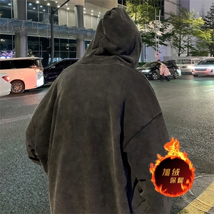 直播品质 500克重磅美式做旧水洗卫衣 SL1509-常规特P55加绒特P65图片