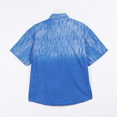 美式高街潮牌休闲上衣潮流宽松短袖衬衫A086-CS2226-P65，男装T恤，电商基地A086