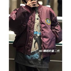 冬季棉服男短款机能工装外套刺绣潮设计感拉链夹棉棉服HT285，男装棉衣，星座208-5