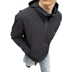 （网图慎用）连帽特批P55立领特批P50时尚激光冲孔防晒衣男J5256图片