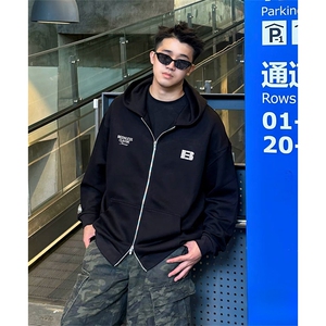 抖音得物高品质 350克秋冬双头双拉链卫衣开衫外套AW7406图片