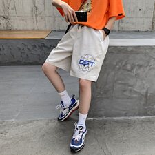【】A003-HK7181-P35夏装新款兔八哥运动短裤女模1，男装休闲裤，电商A003