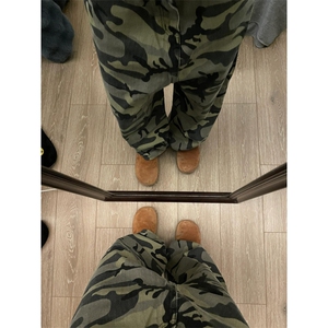 【网图有货】迷彩工装裤阔腿美式复古hiphop裤子高街8265LL-特P48图片