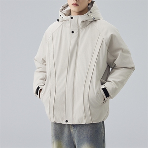 深度库存棉衣男宽松面包服连帽加厚棉袄DSA157B-M8855-P96图片