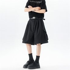 8XL-M工装西装短裤男夏季宽松大码日系痞帅高级五分裤DK26002P48，男装休闲裤，电商B312