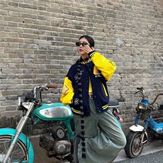 W8401-P68网络图ins潮流文艺气质棒球服外套新款原宿日系夹克，男装夹克，星座1608-2