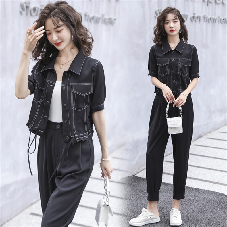 夏季新款2022套装休闲blyc9001，女装套装/套裙，笃写